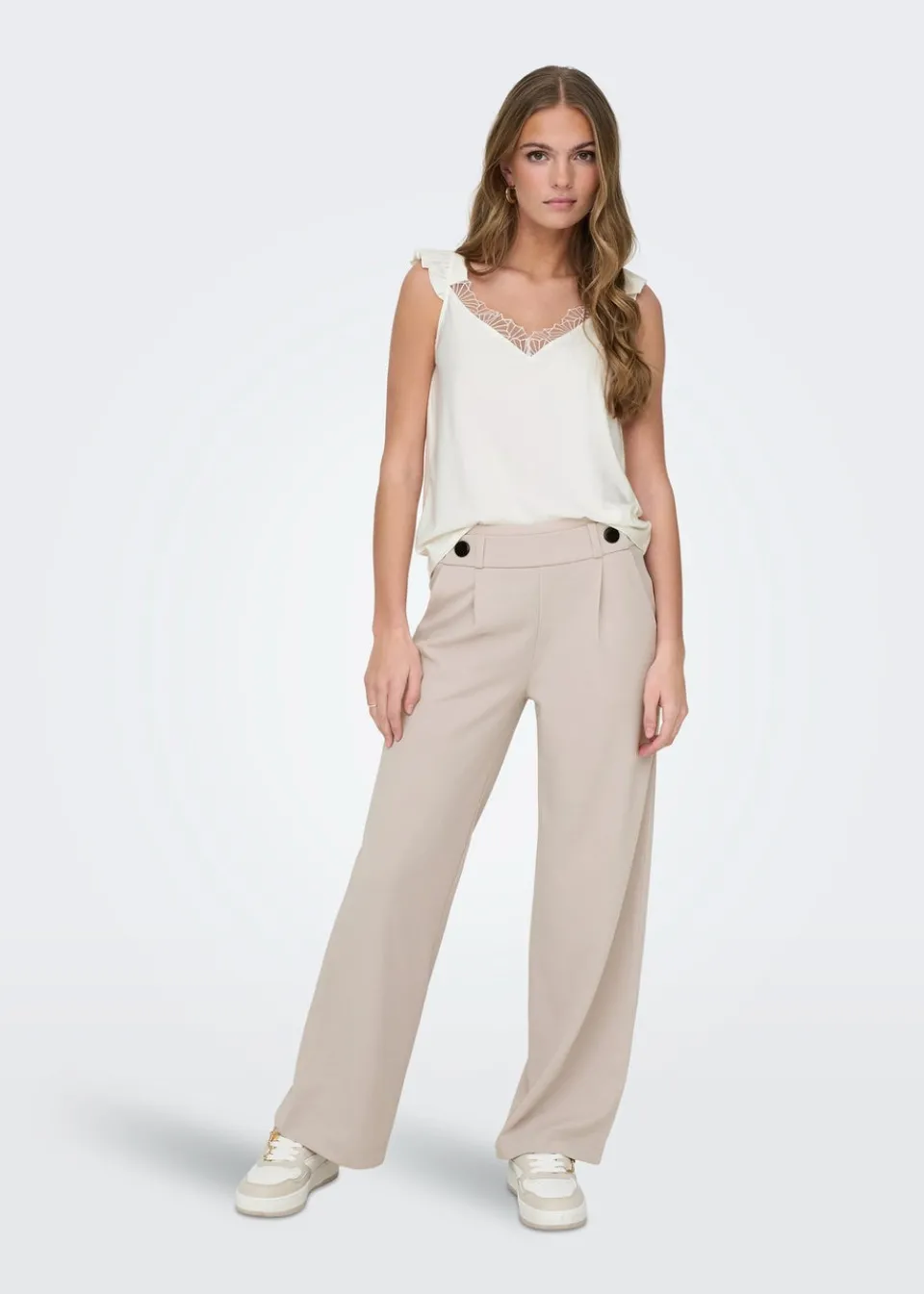 Trousers>JDY Geggo Beige Trousers