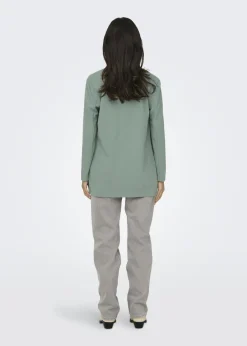 Coats & Jackets>JDY Green Geggo Ruched Blazer