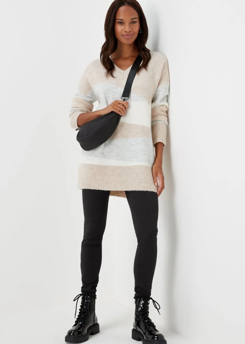 Jeans & Jeggings>Papaya Denim Jessie Black High Waisted Skinny Jeans (Long Length)