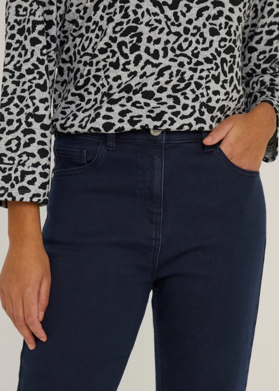 Jeans & Jeggings>Papaya Denim Jolie Dark Wash Relaxed Skinny Jeans DarkWash