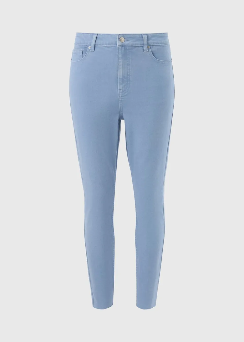 Jeans & Jeggings>Papaya Denim Light Blue April Ankle Grazer Jeans