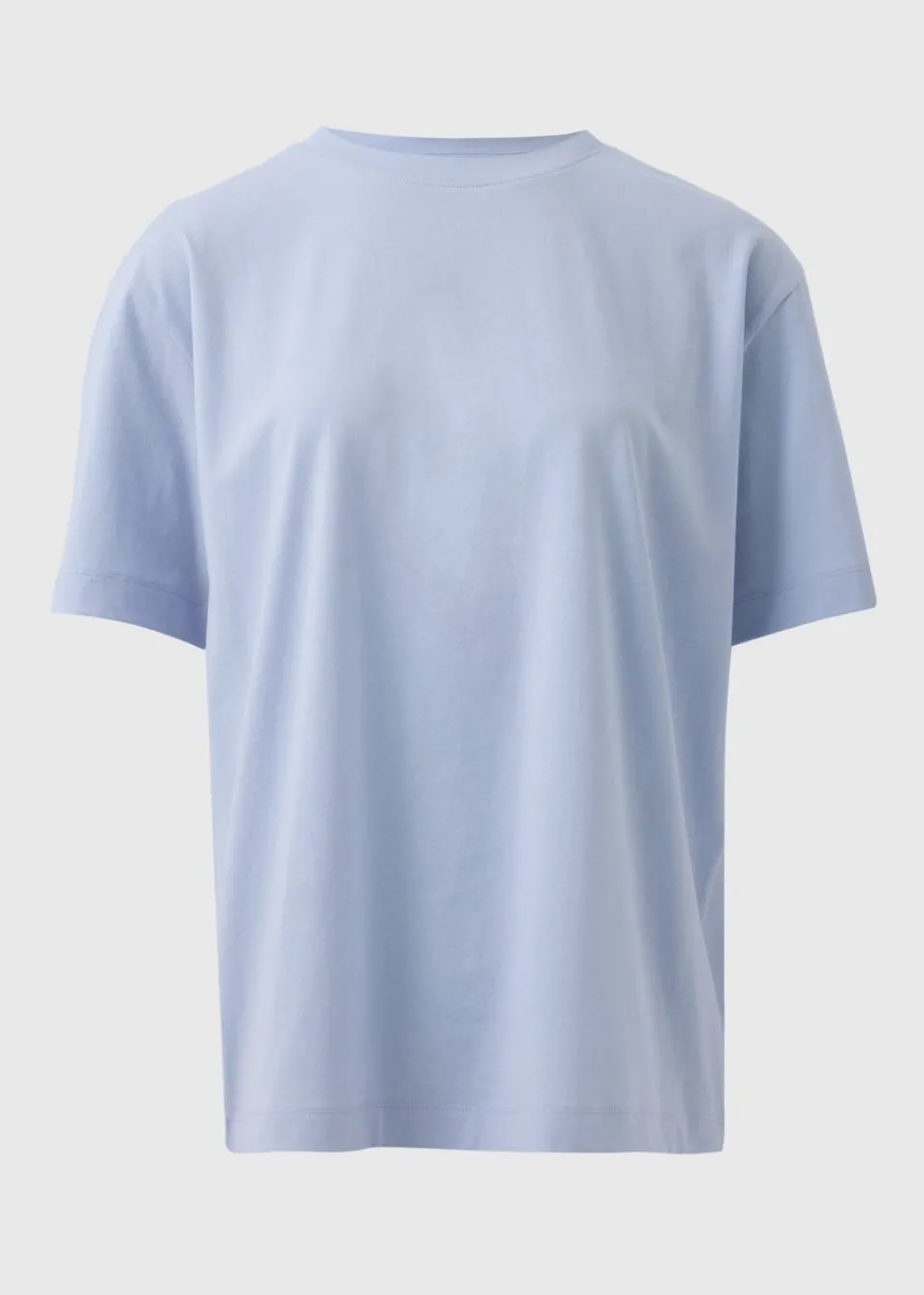 T-Shirts>Papaya Light Blue Oversized Fit T-Shirt