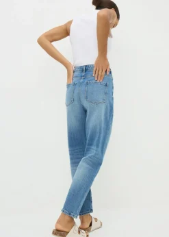 Jeans & Jeggings>Papaya Denim Light Wash Mom Jeans LightWash