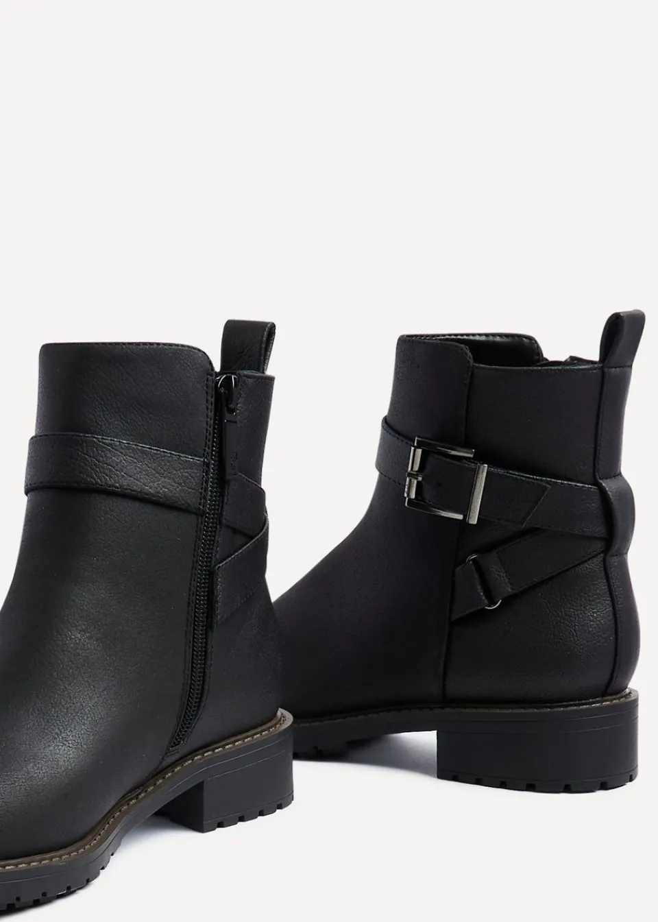 Footwear>Linzi Watson Black Nubuck Ankle Boot