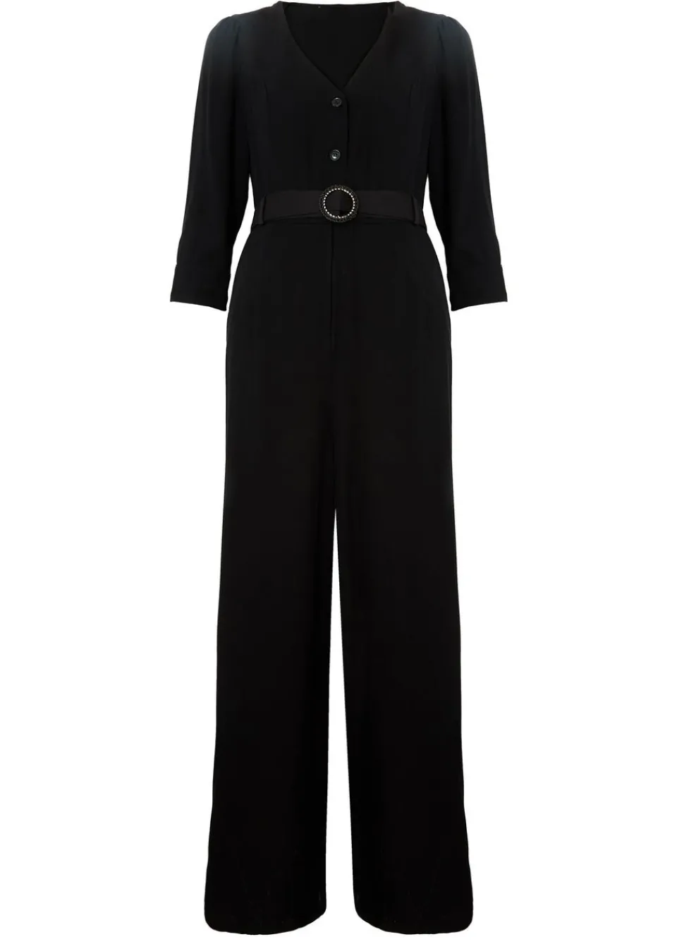 Jumpsuits & Playsuits>Little Mistress Black Tailored Jumpsuit By Vicky Pattison