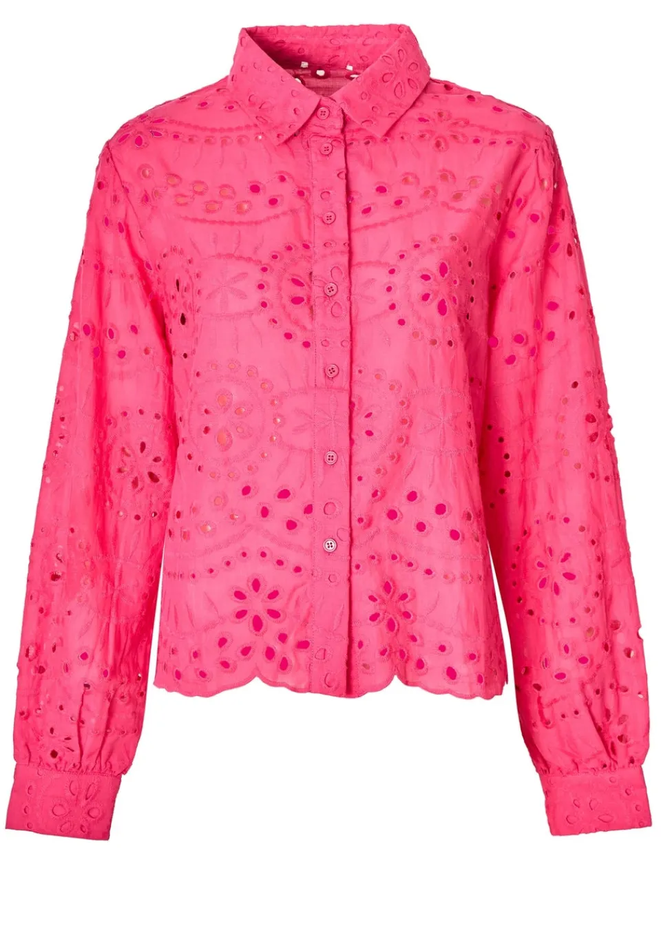 Tops>Little Mistress Broderie Shirt by Vicky Pattison Pink