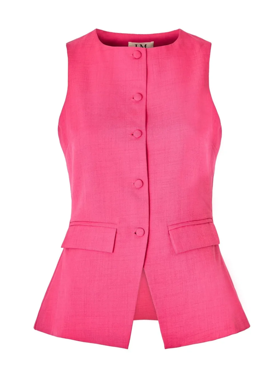 Co-Ord Sets>Little Mistress Pink Co Ord Waistcoat By Vicky Pattison