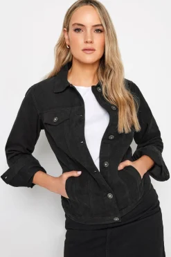 Coats & Jackets>Long Tall Sally Black Denim Button Through Jacket