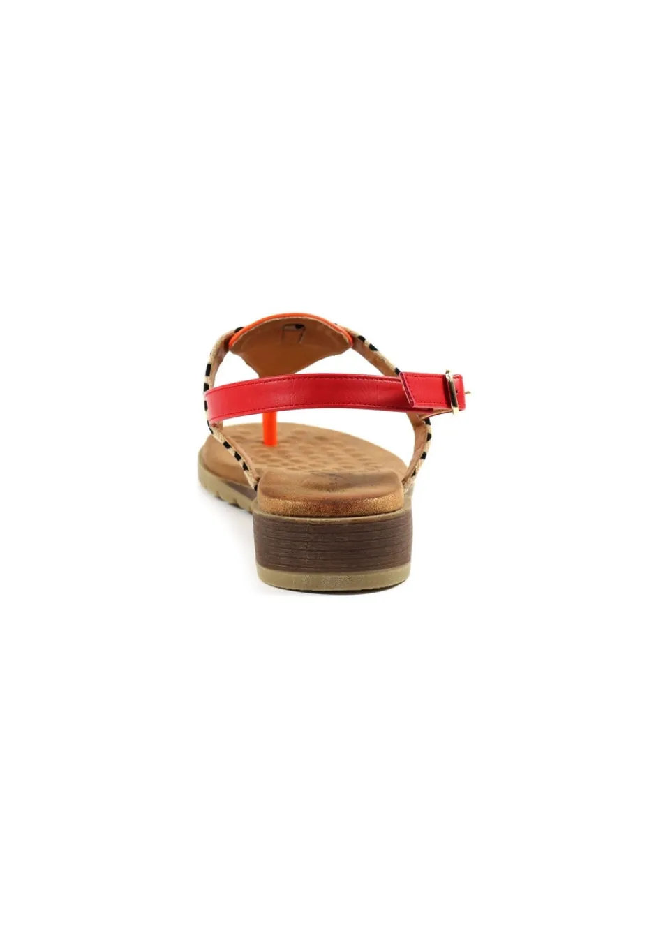 Footwear>Lunar Orange Gina Sandal