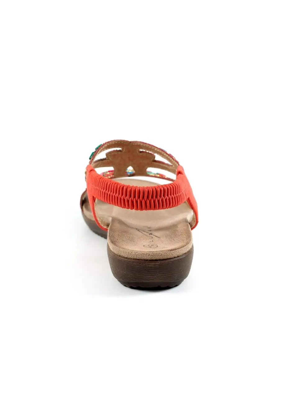 Footwear>Lunar Orange Mariella Sandal
