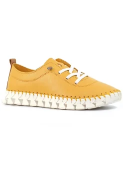 Footwear>Lunar Yellow St Austell Plimsoll