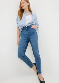 Jeans & Jeggings>Papaya Denim Mid Wash April Skinny Jeans