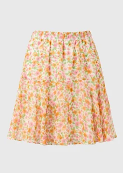 Skirts>Papaya Multicolour Ditsy Floral Mini Skirt