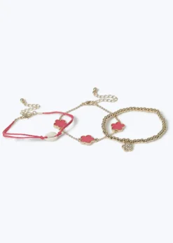 Accessories>Muse Pink Seashell Wristwear Multipack