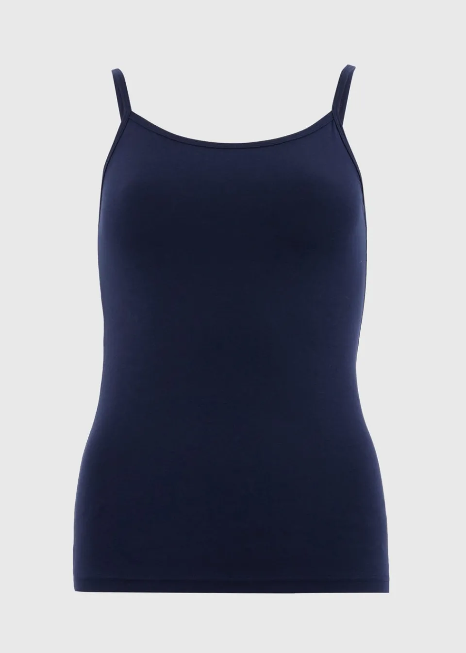 Tops>Papaya Navy Basic Cami Top