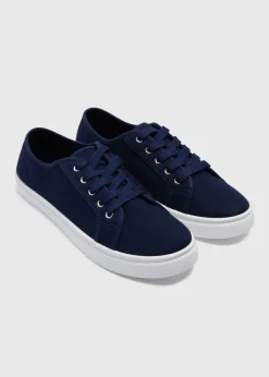 Footwear> Navy Lace Up Shoes
