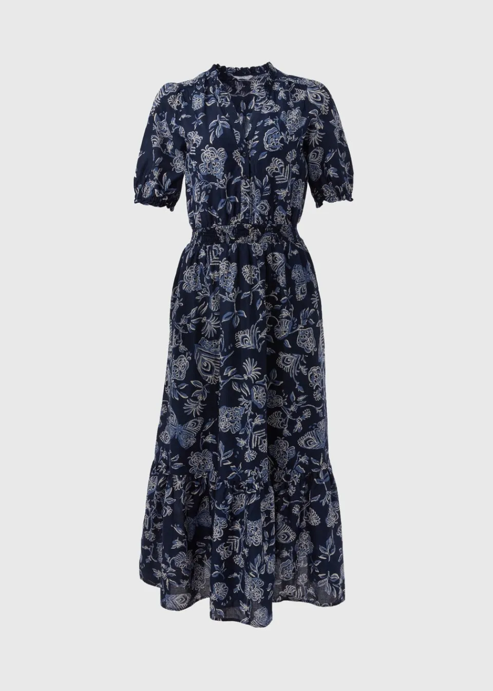 Dresses>Papaya Navy Paisley Midi Dress
