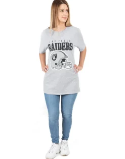 T-Shirts>NFL Grey Las Vegas Raiders Short Sleeved T-Shirt