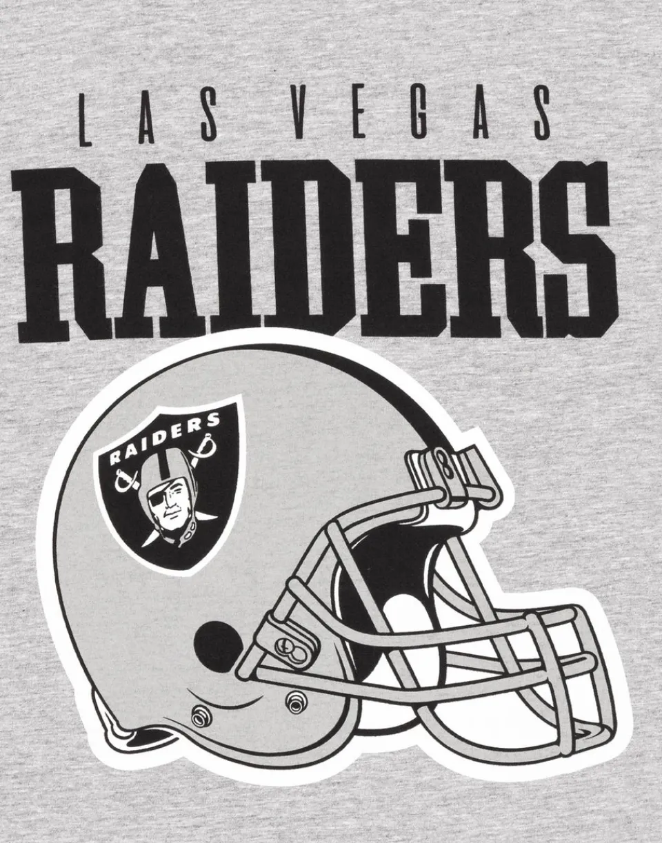 T-Shirts>NFL Grey Las Vegas Raiders Short Sleeved T-Shirt