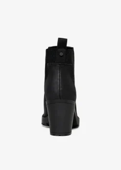 Footwear>ONLY Black Heeled Boots