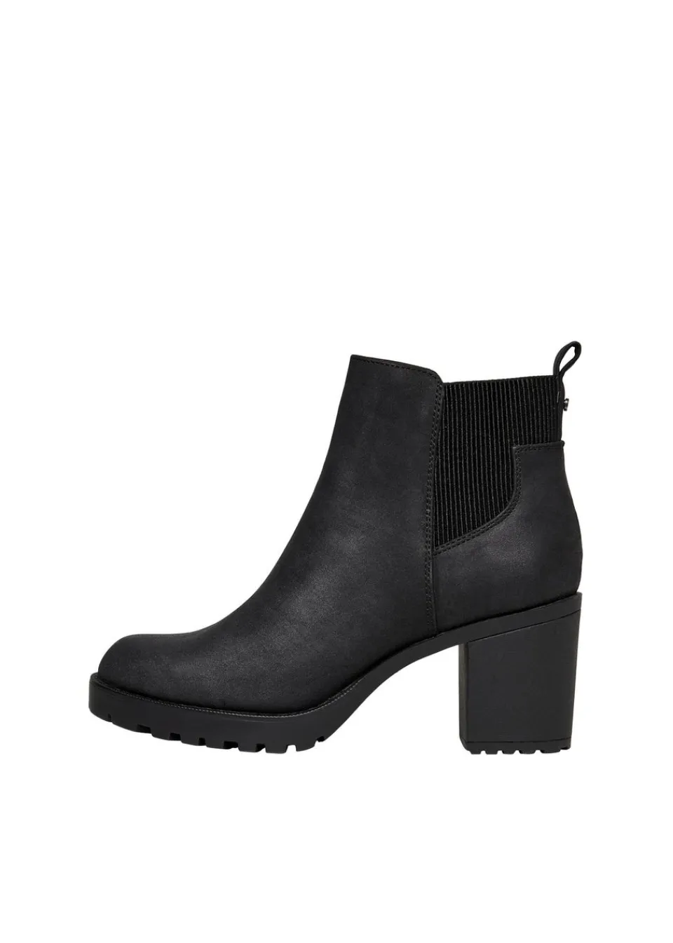 Footwear>ONLY Black Heeled Boots
