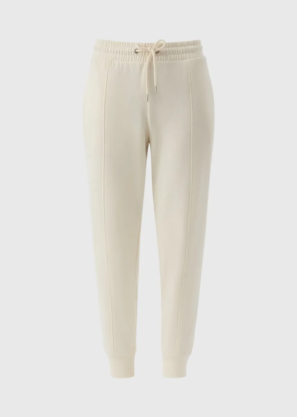 Trousers>Papaya Petite Cream Cuffed Jogging Bottoms