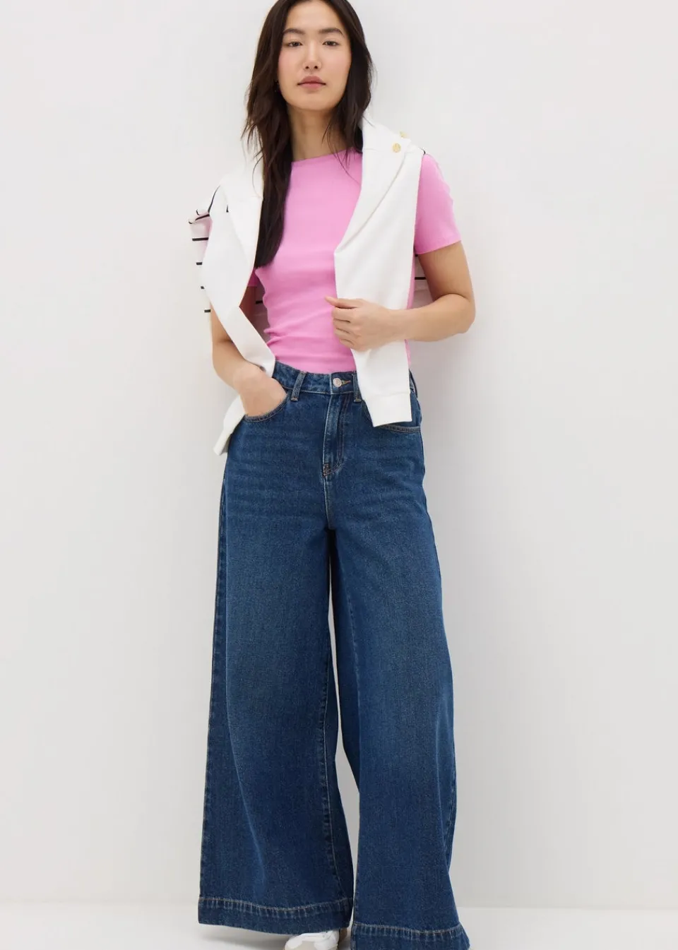 T-Shirts>Papaya Pink Fitted T-Shirt