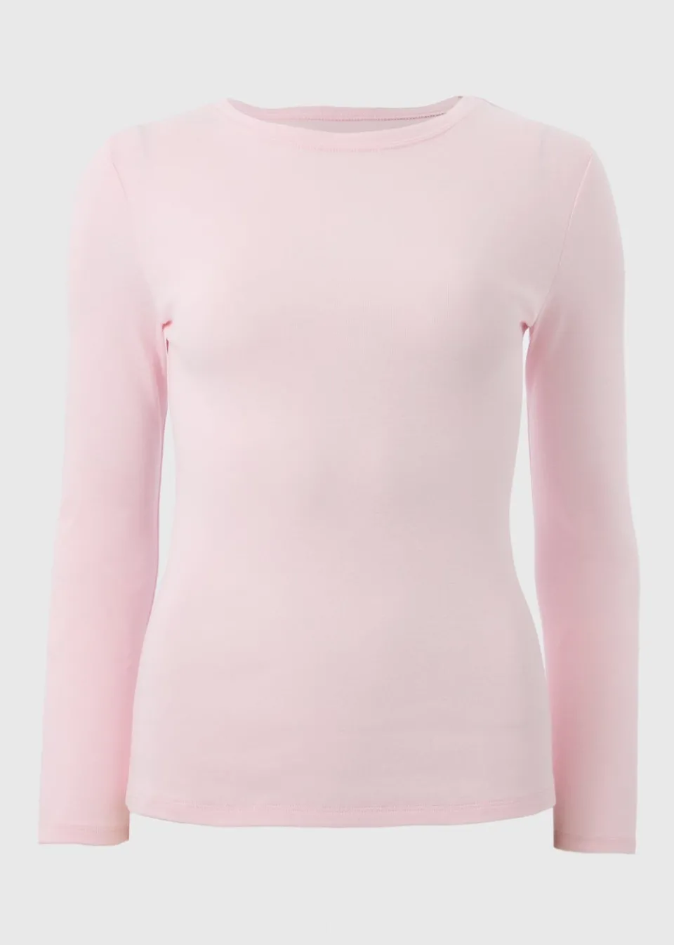 T-Shirts> Pink Long Sleeved T-Shirt