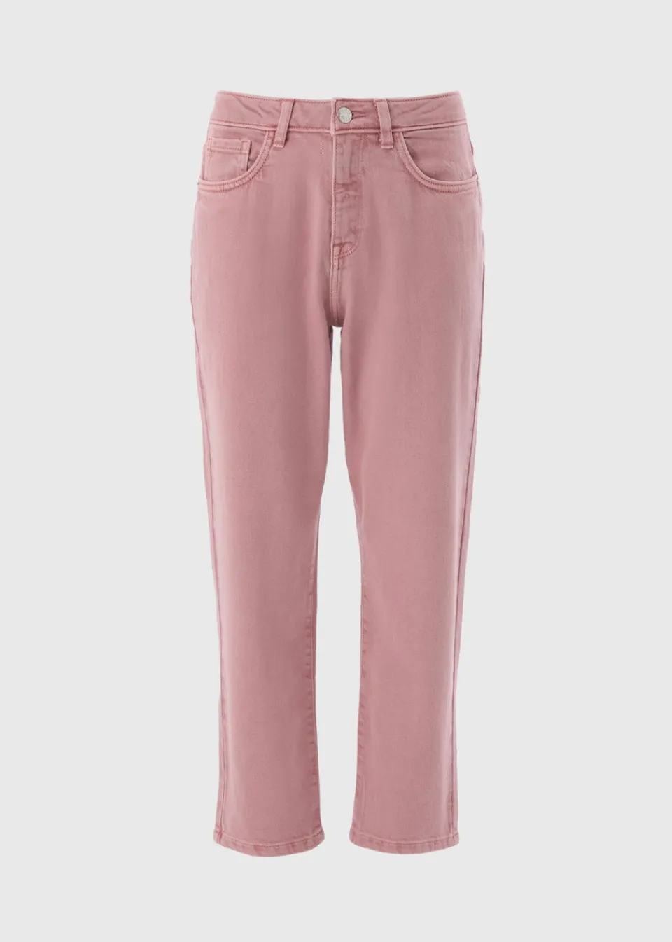 Jeans & Jeggings>Papaya Denim Mom Style Jeans Pink