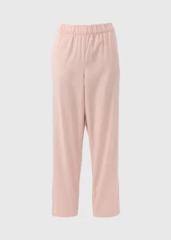 Trousers>Papaya Pink Pull On Pink Trousers