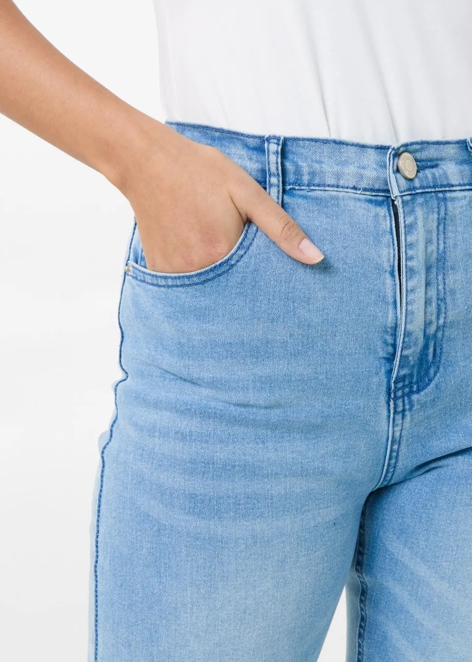 Jeans & Jeggings>Pink Vanilla Denim Washed Relaxed Fit High Waist Jeans