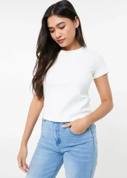 T-Shirts>Pink Vanilla Ivory Short Sleeve T-Shirt