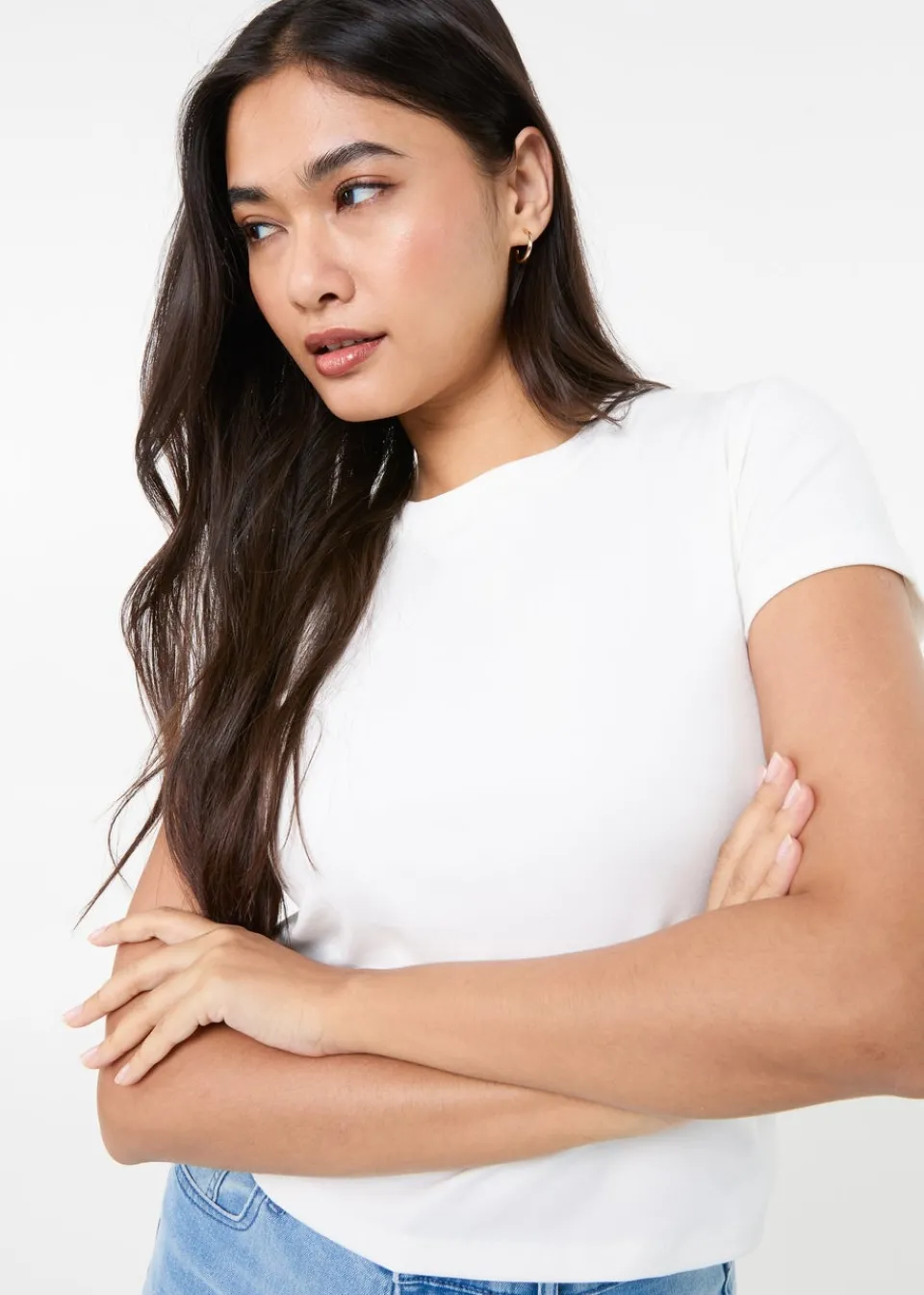 T-Shirts>Pink Vanilla Ivory Short Sleeve T-Shirt