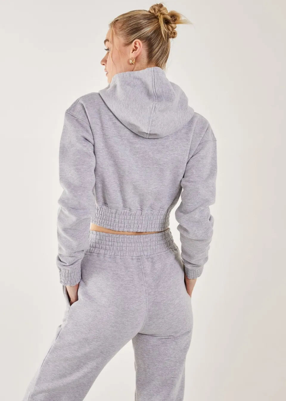 Tops>Pink Vanilla Long Sleeve Zip Up Hoodie