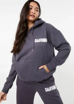 Tops>Pink Vanilla Slate California Oversized Hoodie