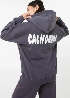 Tops>Pink Vanilla Slate California Oversized Hoodie