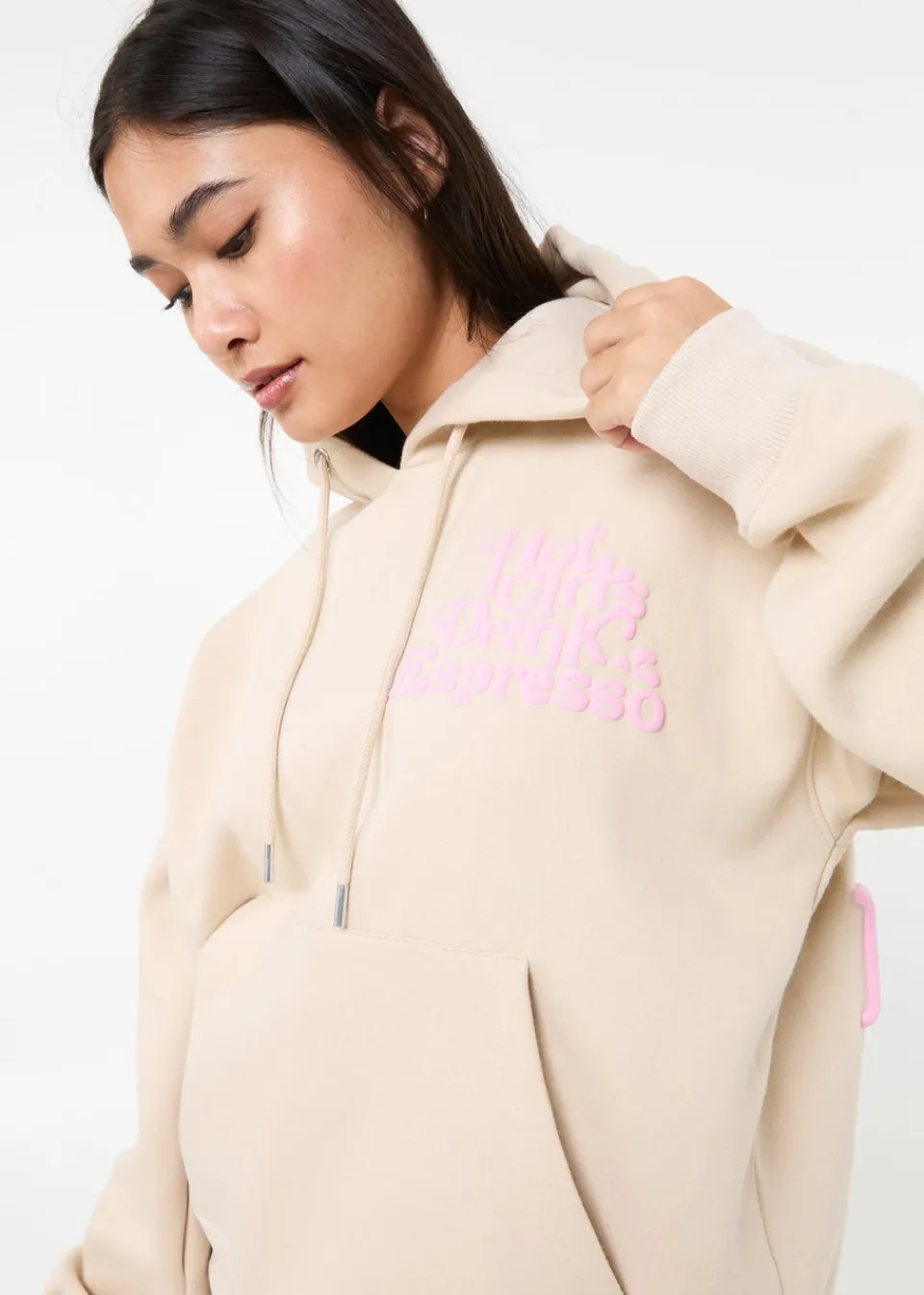 Loungewear>Pink Vanilla Stone Hot Girls Hoodie