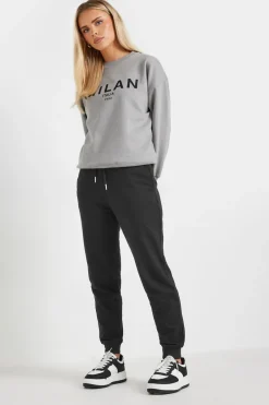 Trousers>PIXIEGIRL Petite 2 Pack Black Basic Joggers