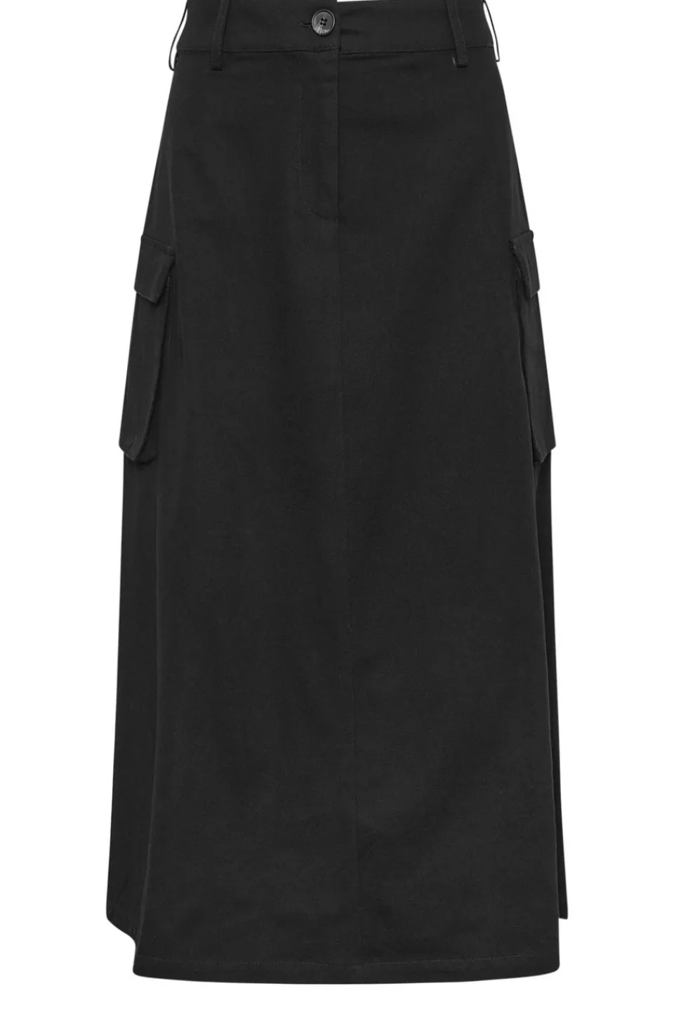 Skirts>PIXIEGIRL Petite Black Cargo Maxi Skirt