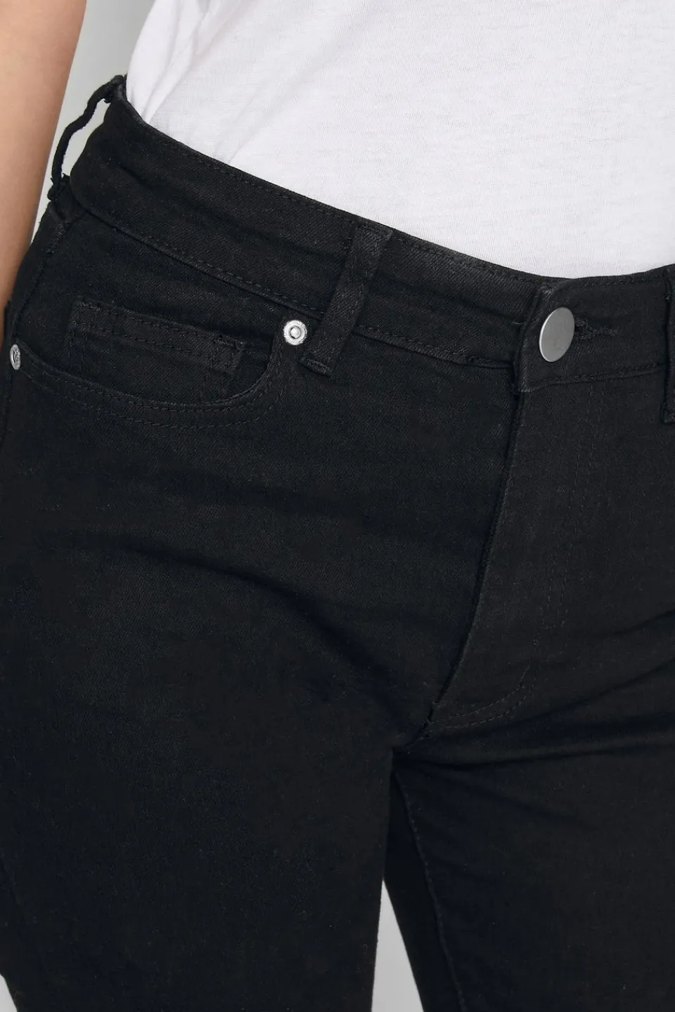 Jeans & Jeggings>PIXIEGIRL Petite Black Stretch Bootcut Jeans