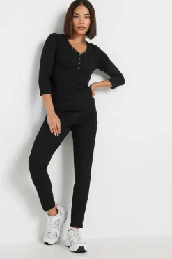 Jeans & Jeggings>PIXIEGIRL Petite Black Stretch Zip Pocket Skinny Jeans