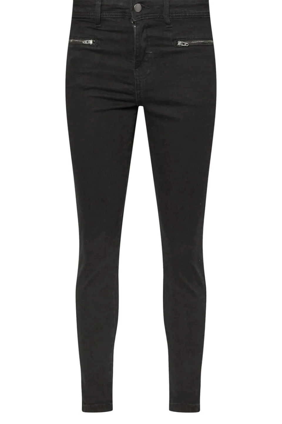 Jeans & Jeggings>PIXIEGIRL Petite Black Stretch Zip Pocket Skinny Jeans