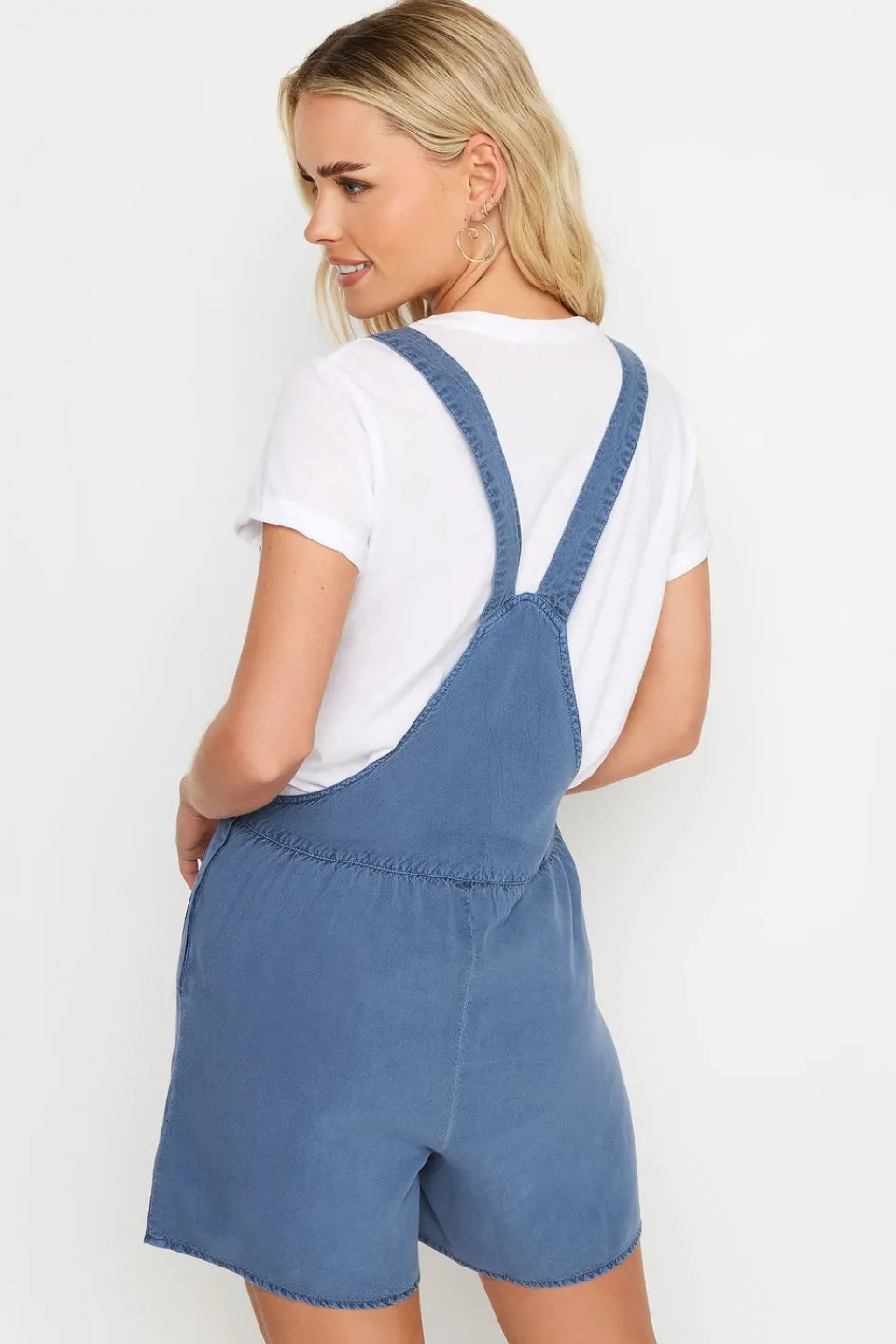 Jumpsuits & Playsuits>PIXIEGIRL Petite Blue Short Dungarees