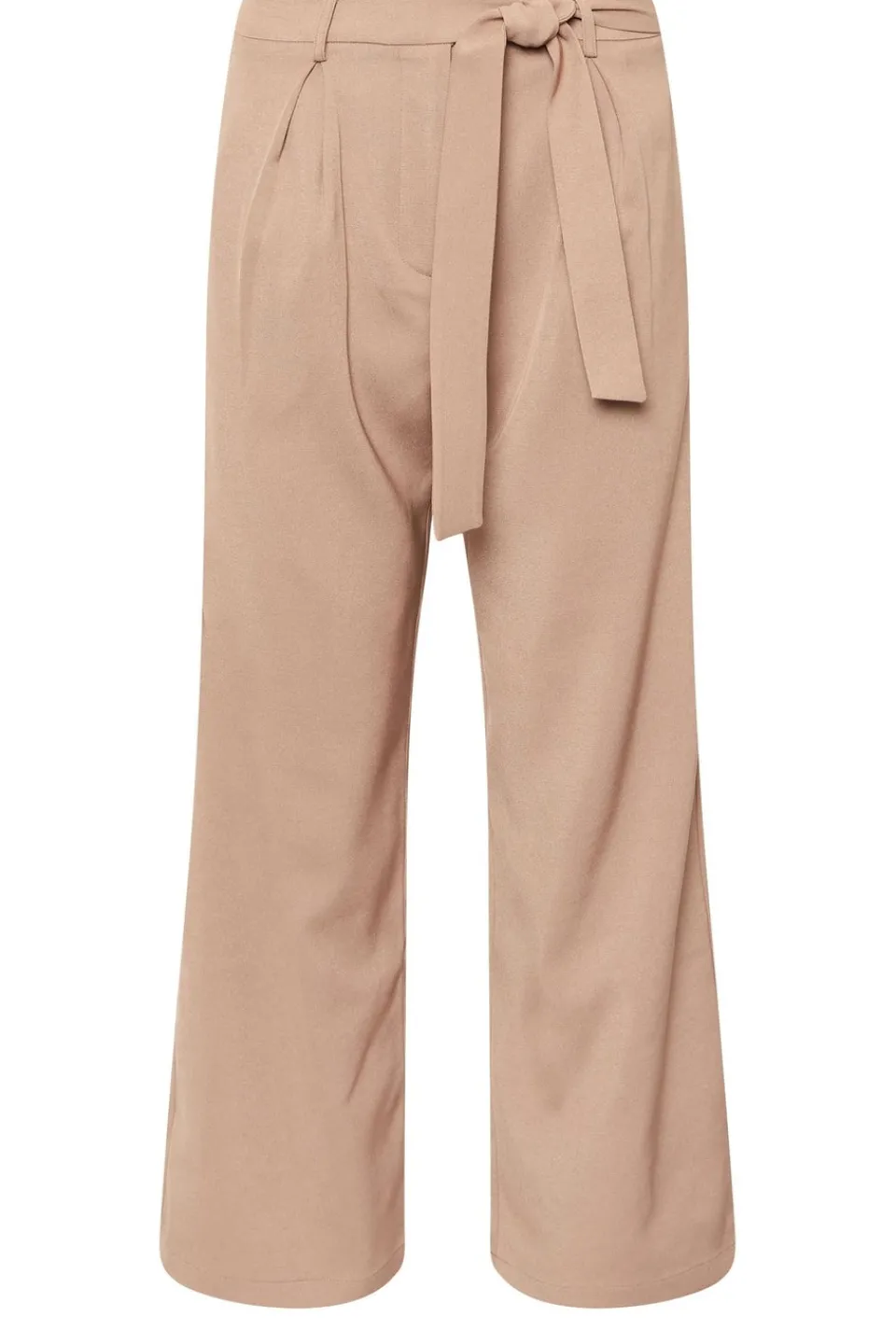 Trousers>PIXIEGIRL Petite Blush Pink Woven Side Wrap Trousers