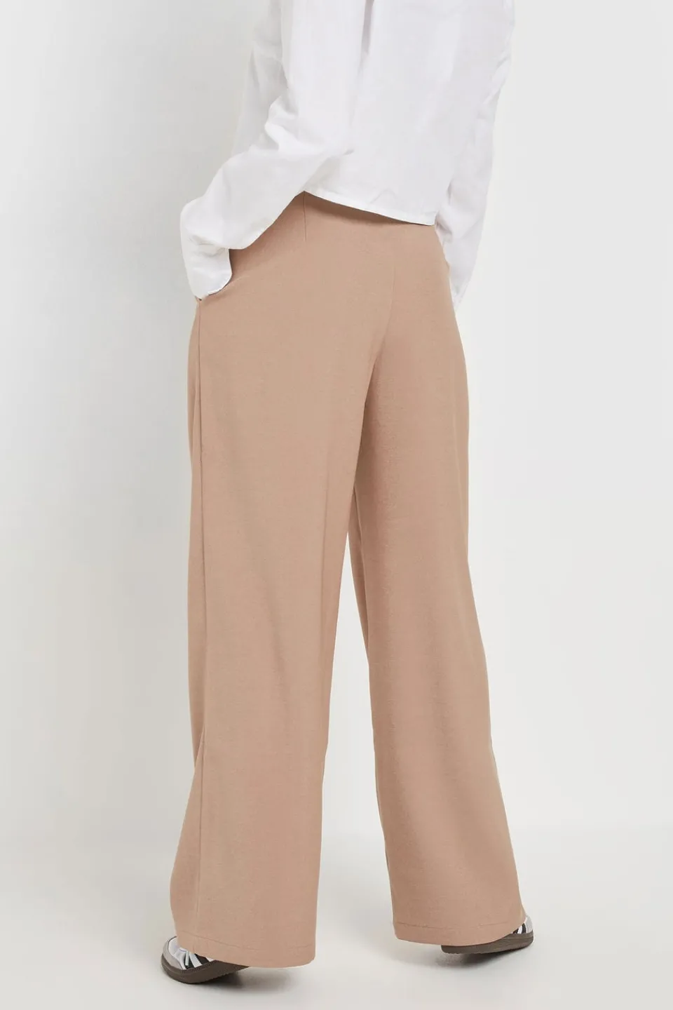 Trousers>PIXIEGIRL Petite Blush Pink Woven Side Wrap Trousers