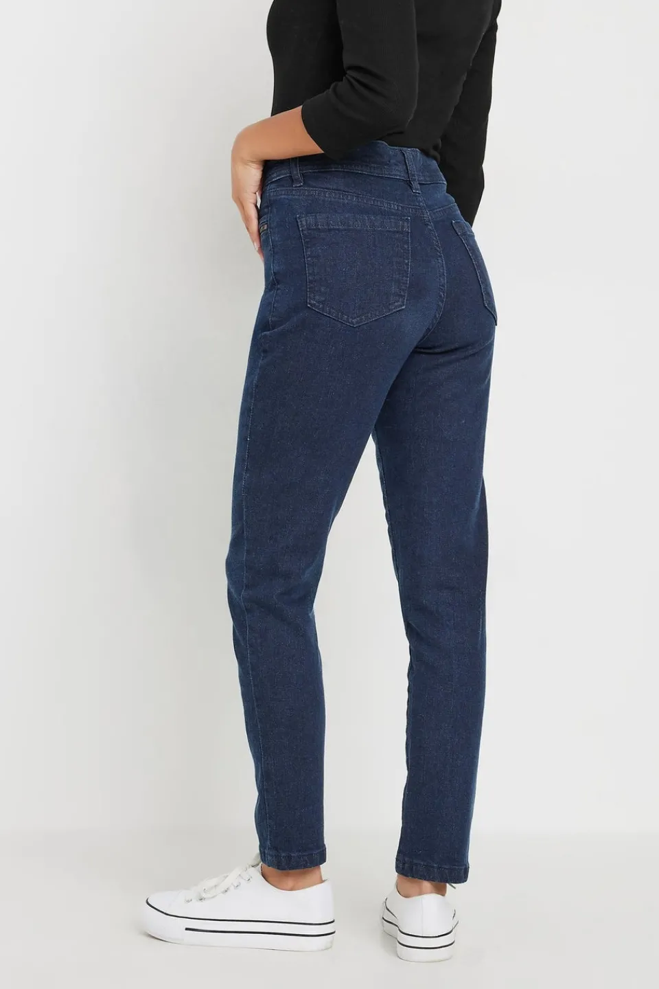 Jeans & Jeggings>PIXIEGIRL Petite Dark Blue Stretch Zip Pocket Skinny Jeans