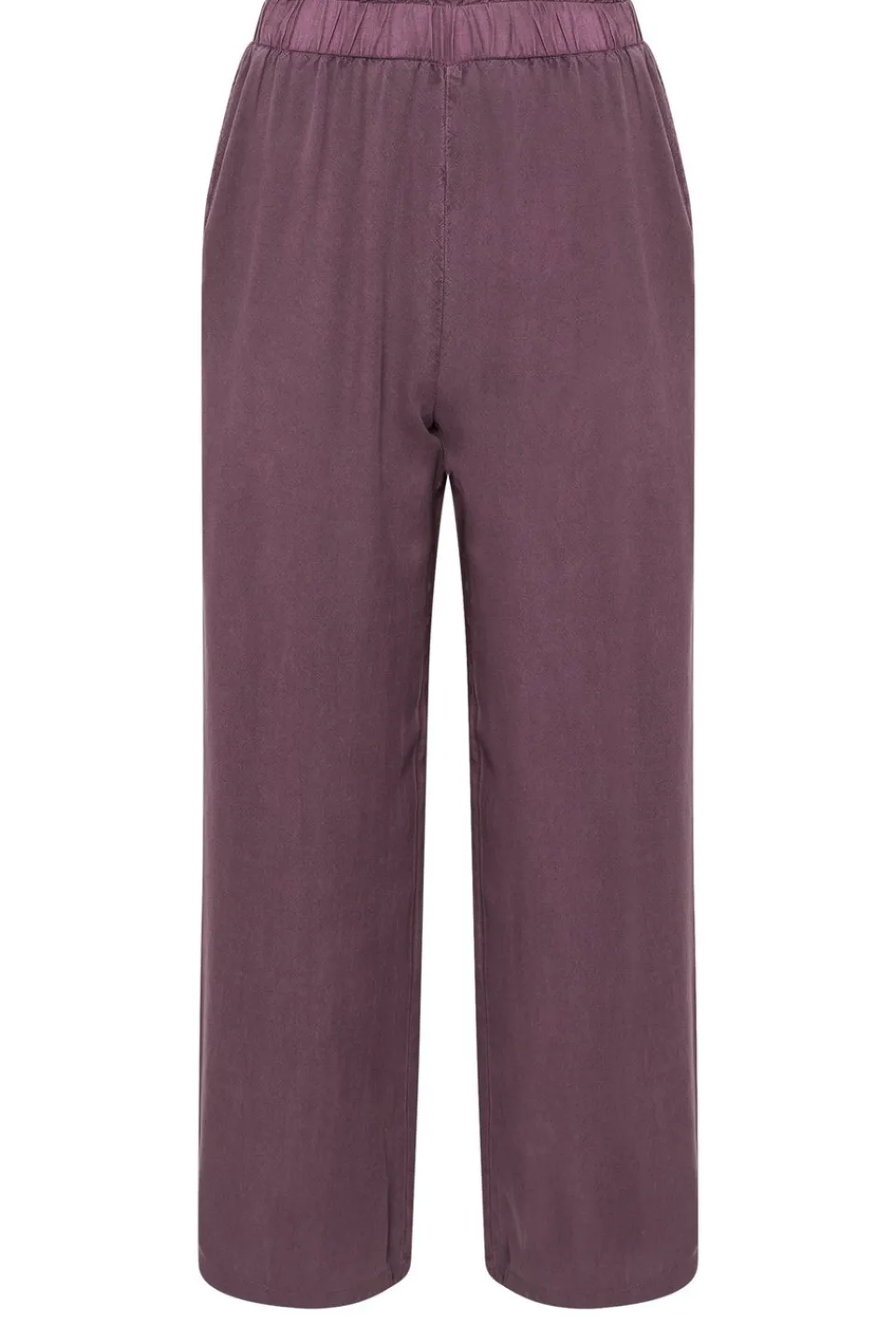 Trousers>PIXIEGIRL Petite Purple Acid Wash Wide Leg Trousers