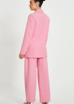 Trousers>Quiz Coral Petite Woven Wide Leg Trousers