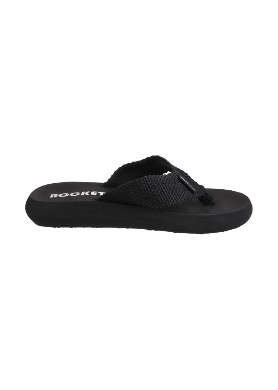 Footwear>Rocket Dog Black Sunset Webbing Flip Flop