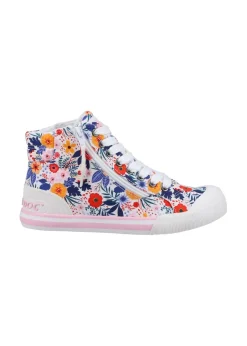 Footwear>Rocket Dog White Jazzin Malden Floral Shoes